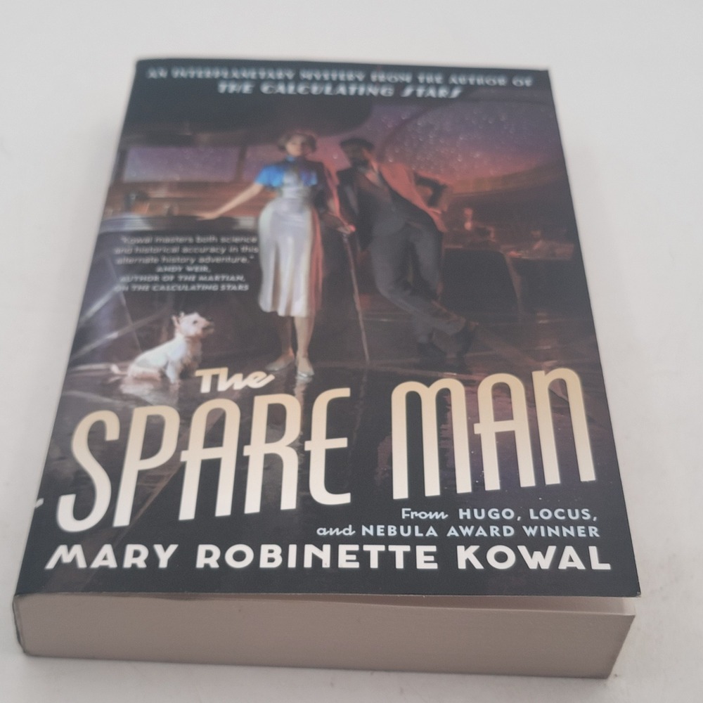 Mary Robinette Kowal The Spare Man Paperback First Edition Signed Excellent